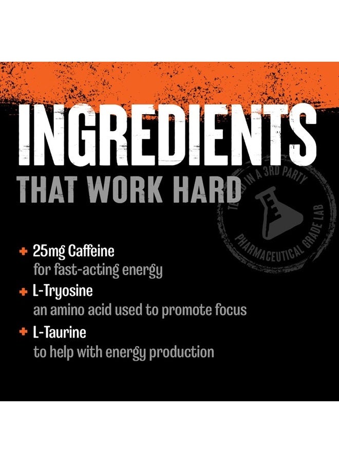 Energy Chews, Fast Acting Energy with Caffeine, Nootropics and Sea Salt for Focus and Pre Workout - Convenient and Delicious Chews Format