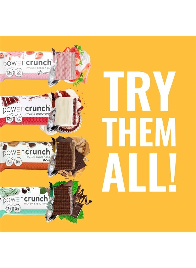 Protein Wafer Bars, High Protein Snacks with Delicious Taste, French Vanilla Creme, 1.4 Ounce (12 Count)