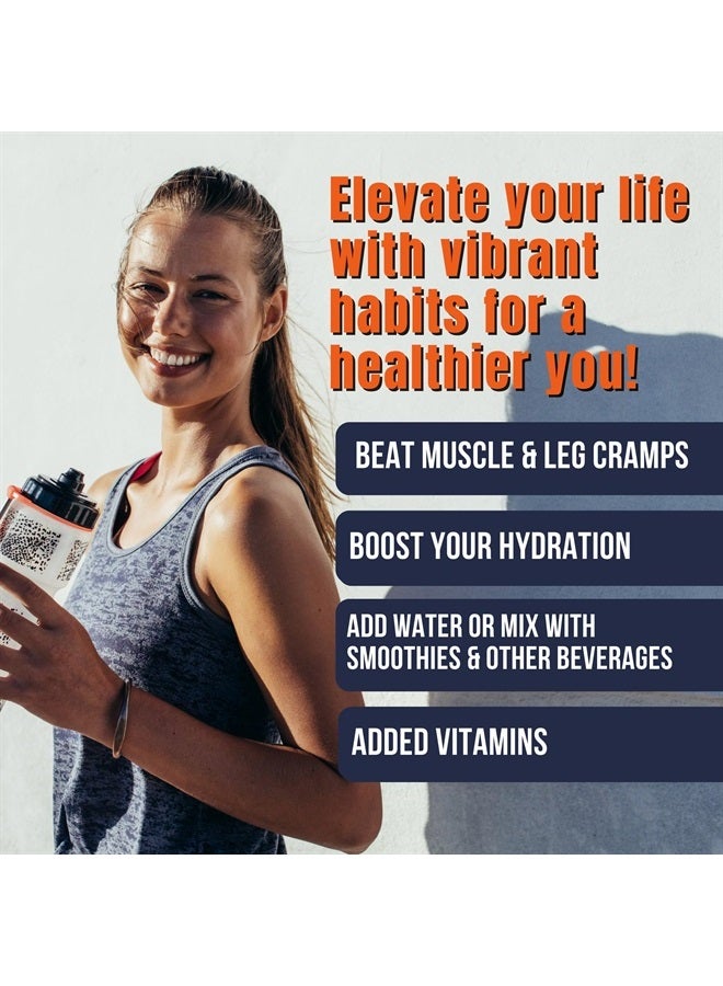 Keto K1000 Electrolyte Powder | Orange | Hydration Supplement Drink Mix | Boost Energy & Beat Leg Cramps | No Sugar, No Maltodextrin | 50 Servings