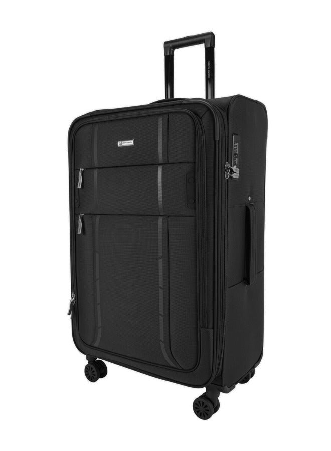 Pierre Cardin Lightweight Luggage Set of 3 for Travel, Softside Suitcase Set With TSA Approved Lock,
