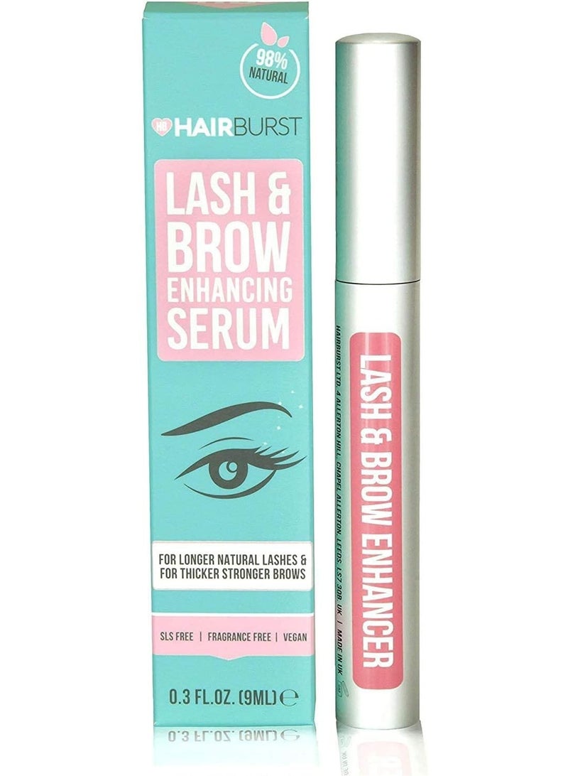 Hair Burst Lash & Brow Eyelash Growth Serum Repairs And Nourishes To Get Natural Eyelash Growth - Achieve Longer, Stronger and Thicker Eyelashes