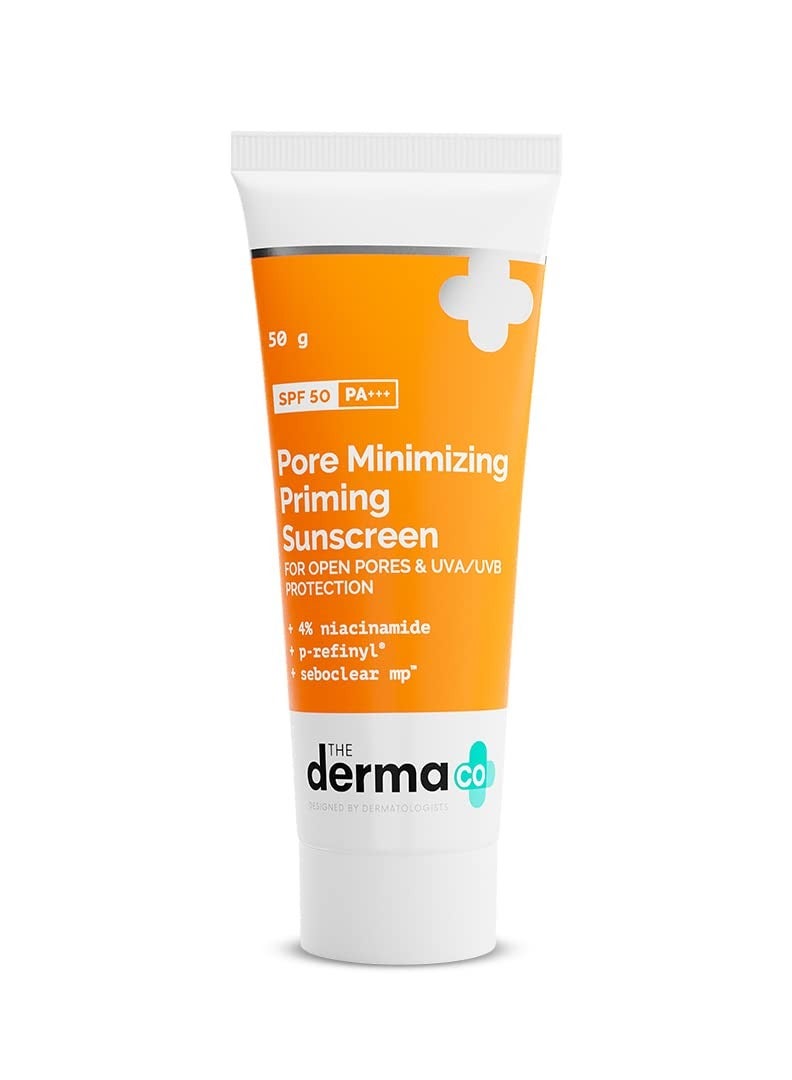 The Derma Co pore minimizing priming sunscreen for all skin types