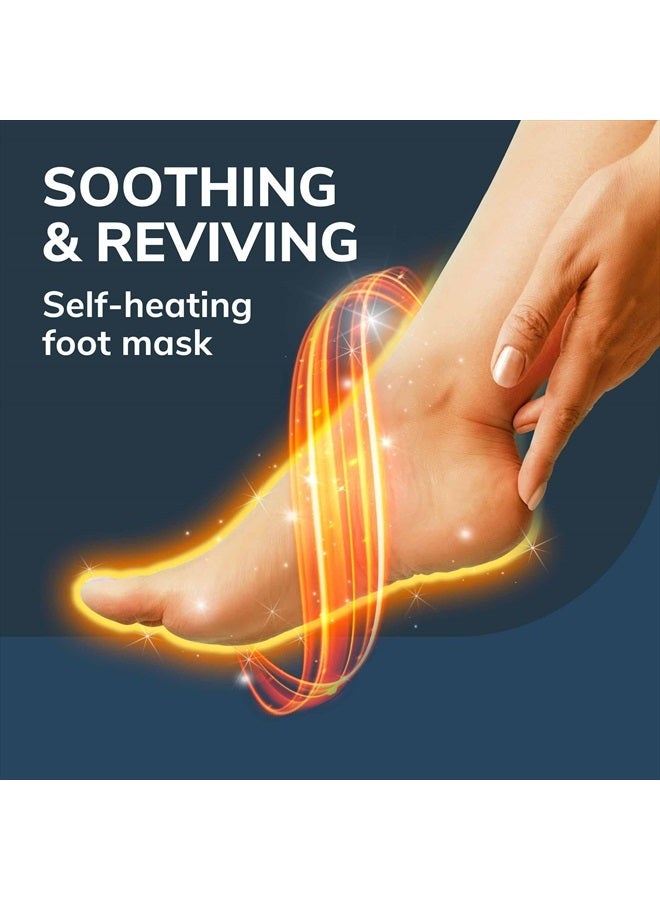 ® Tired, Achy Feet Soothing & Reviving Foot Mask, 3 Pair, Warming Booties