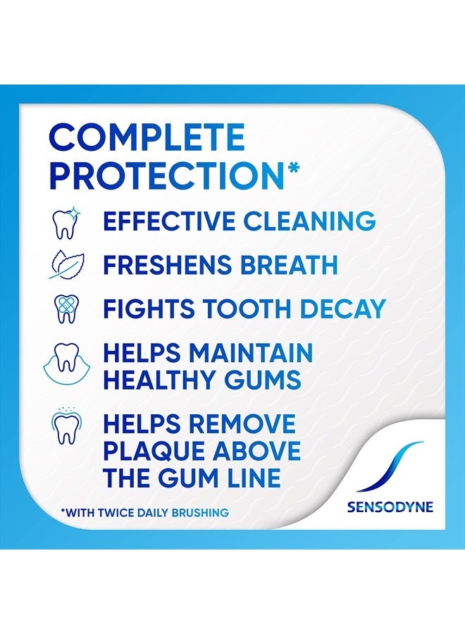 Complete Protection Sensitive Toothpaste for Sensitive Teeth - 3.4oz