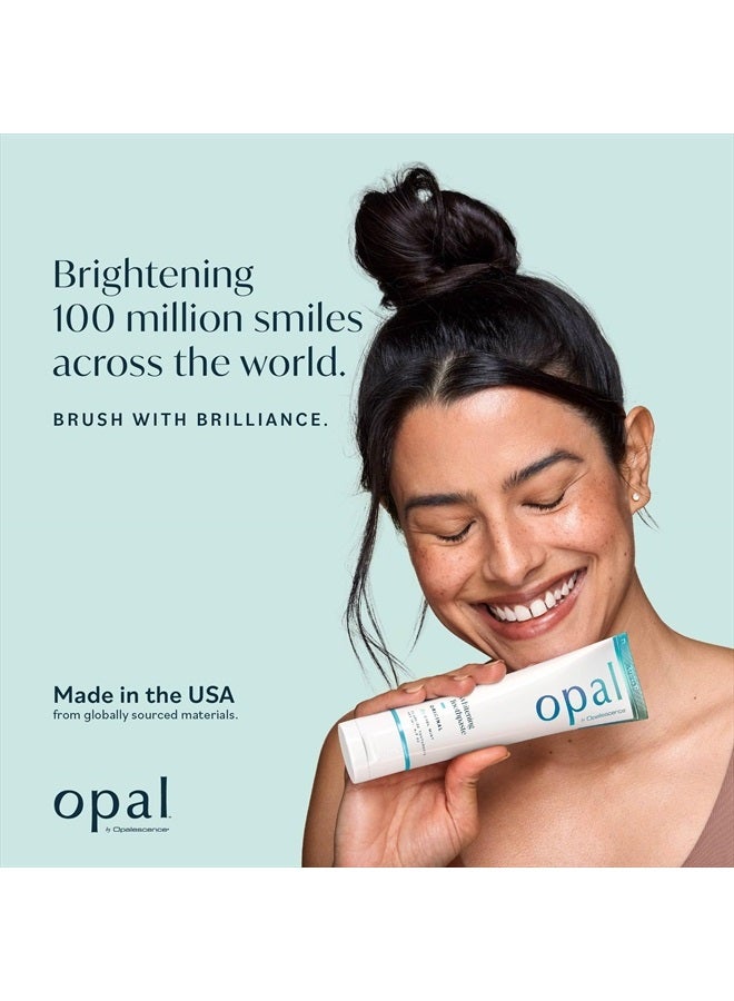 Opal by Opalescence Teeth Whitening Toothpaste (Pack of 3) - Cool Mint Original Formula - Oral Care, Gluten-Free - 4.7 Ounce Made by Ultradent.- OPAL-TP-5760-3