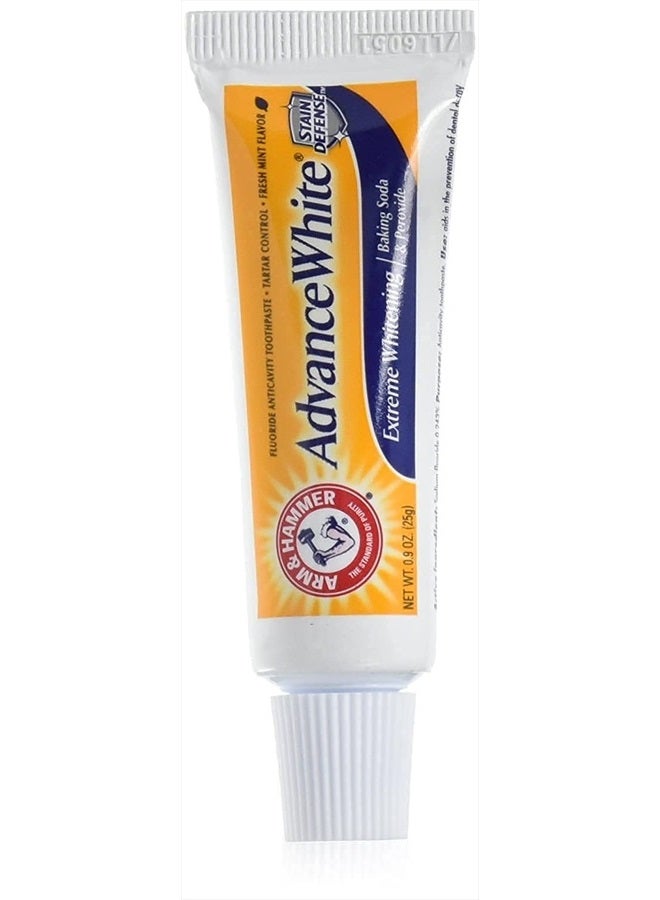 Arm and Hammer Advance Whitening Toothpaste .9 Oz Travel Size 4 Pk.