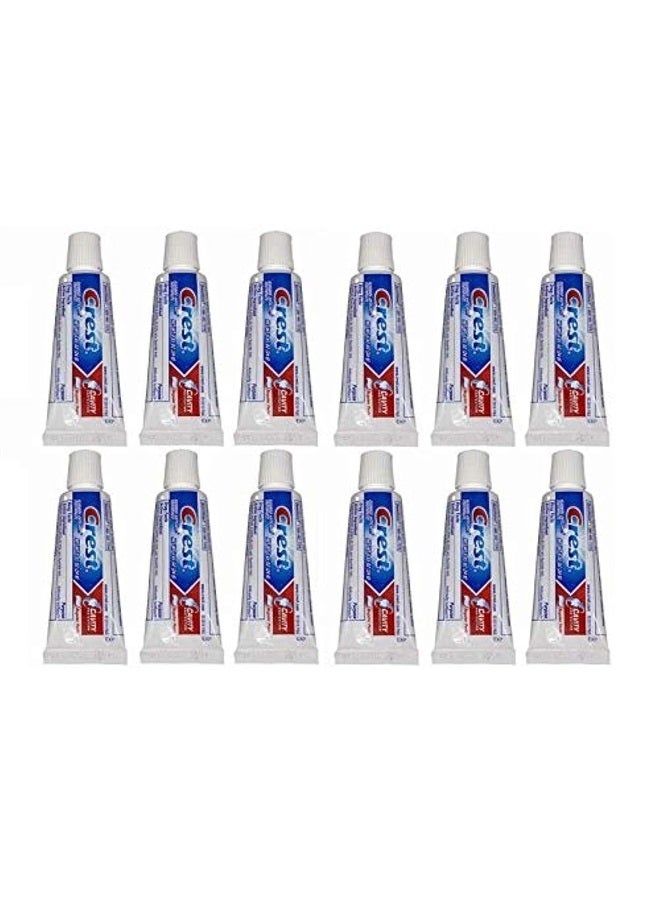 Travel Size Regular Toothpaste - .85 Oz (Pack of 12)