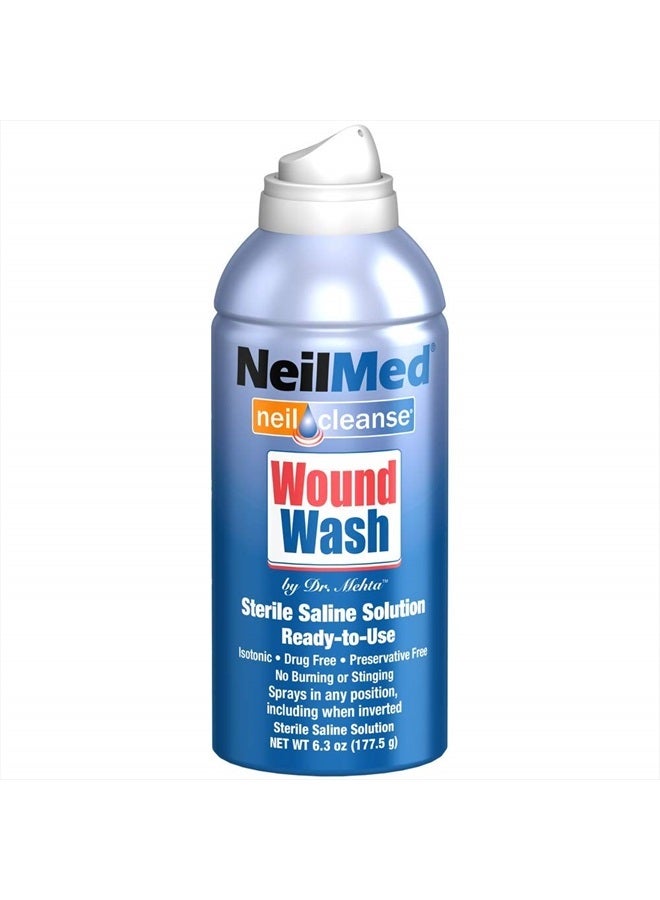 Cleanse Sterile Saline Wound Wash, 6 Ounce