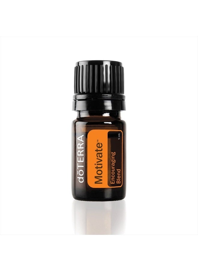 doTERRA - Motivate Essential Oil Encouraging Blend - Promotes Feelings of Confidence, Courage and Belief, Counteracts Negative Emotions of Doubt and Pessimism; for Diffusion or Topical Use - 5 mL