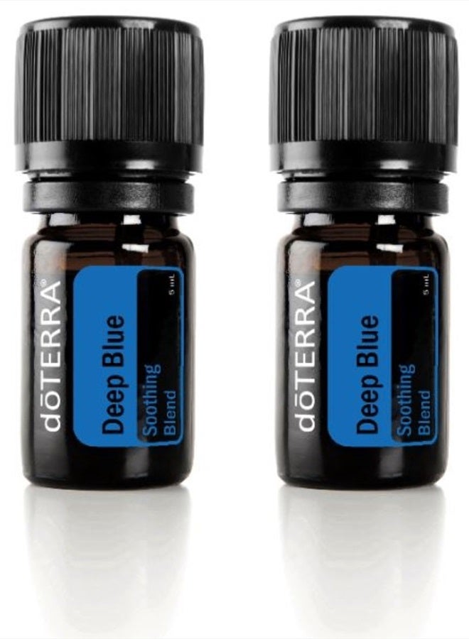 doTERRA Deep Blue Essential Oil Soothing Blend 5 ml (2 Pack)