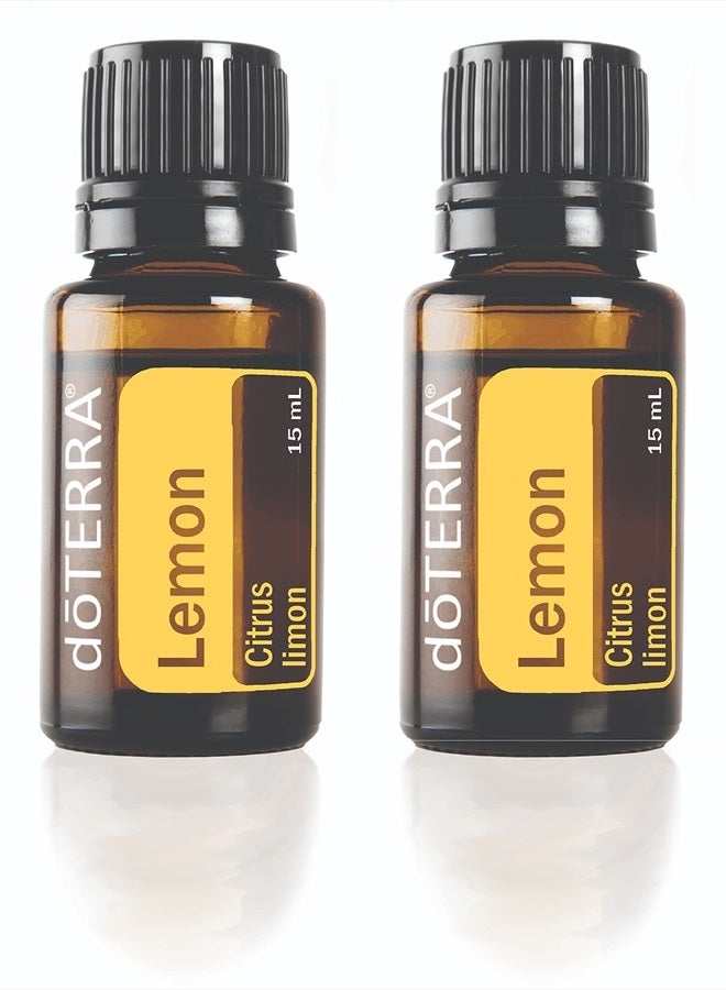 doTERRA Lemon Essential Oil - 15 ml (2 Pack)