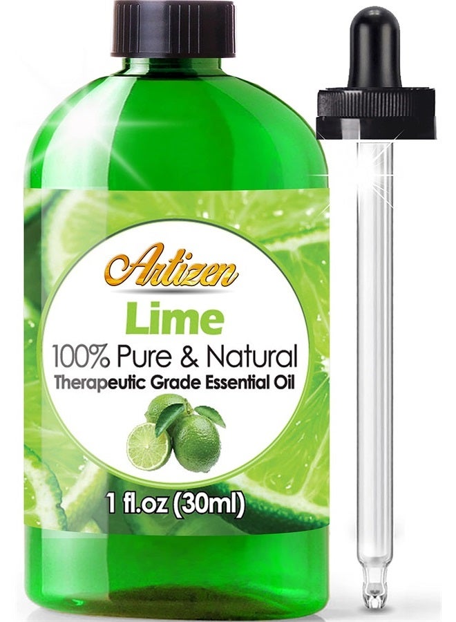 Lime Essential Oil (100% Pure & Natural - Undiluted) Therapeutic Grade - Huge 1oz Bottle - Perfect for Aromatherapy, Relaxation, Skin Therapy & More!