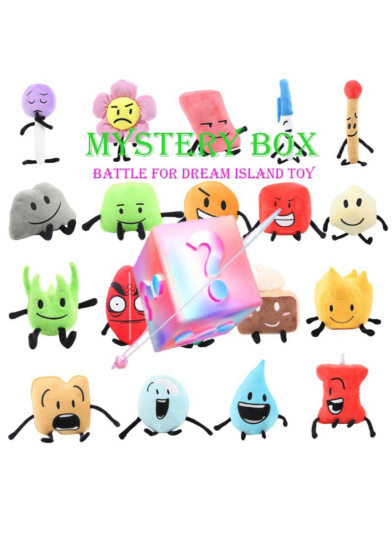 （Mystery Box）1 Pcs Random Battle For Dream Island Plush Toy For Fans Gift Stuffed Figure Doll For Kids And Adults Great Birthday Stuffers For Boys Girls
