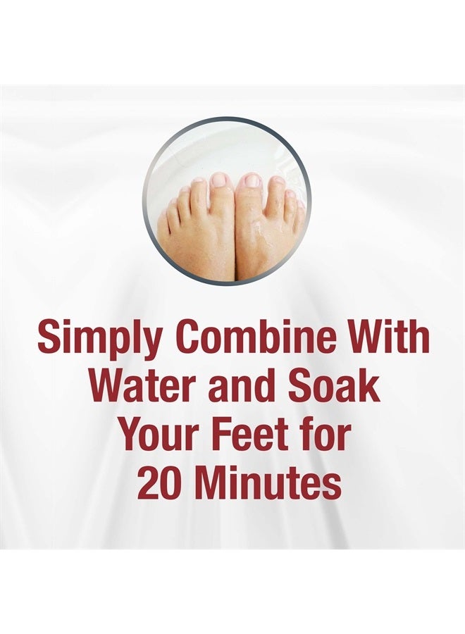 Athlete's Medicated Foot Soak, Bath for 5-in-1 Rapid Symptom Relief, 12 Count, (Pack of 1)