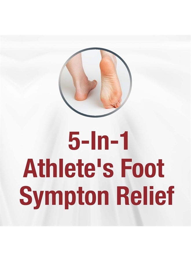 Athlete's Medicated Foot Soak, Bath for 5-in-1 Rapid Symptom Relief, 12 Count, (Pack of 1)