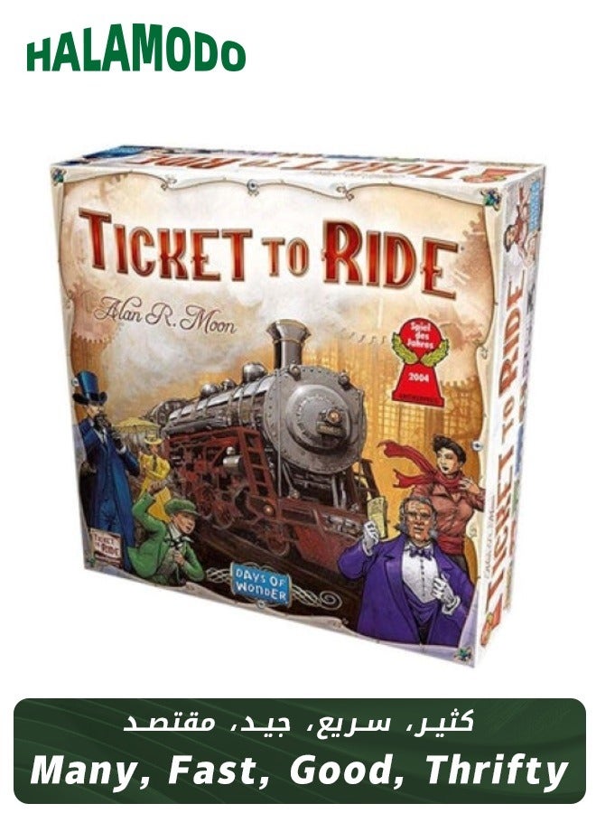 Ticket To Ride Board Game Card Games, Puzzle games