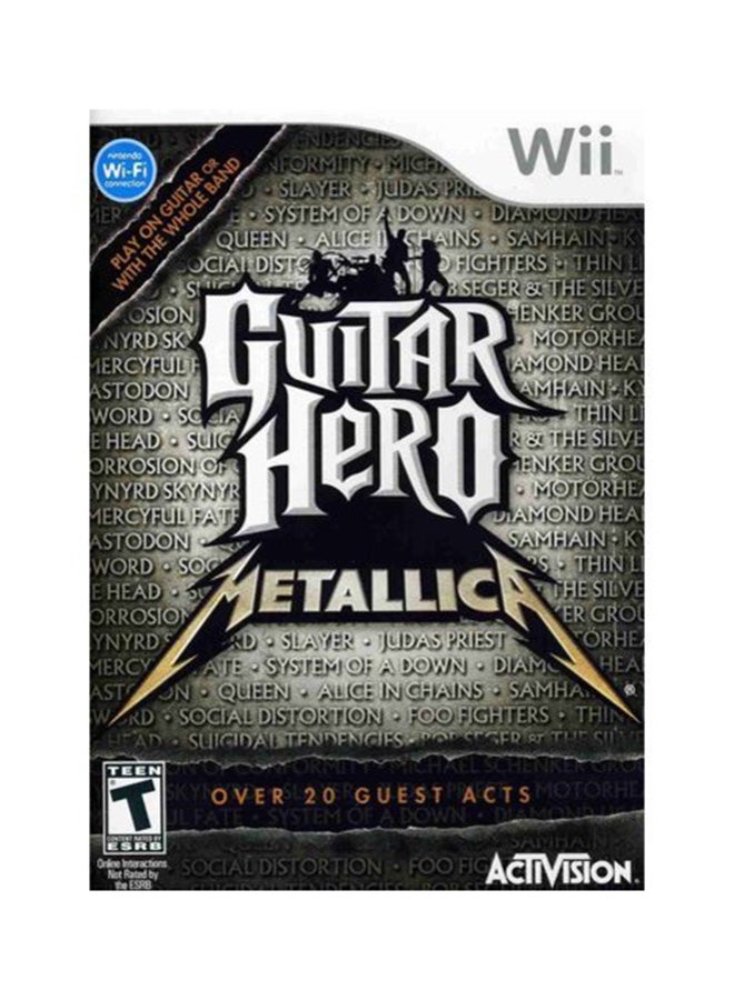 Guitar Hero Metallica - nintendo_wii