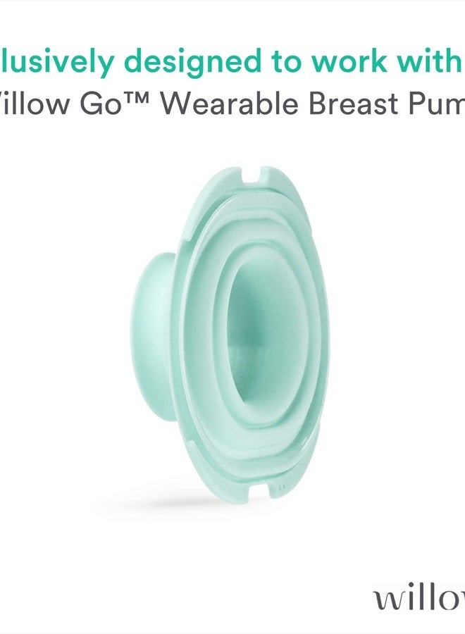 Go Breast Pump Diaphragm Set, 2 Ct, Pump Diaphragms for Spare Use or Replacement, Pair with Willow Go Wearable Breast Pump for Hands Free Pumping, BPA Free and Dishwasher Safe