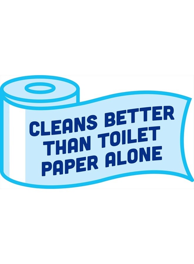 Flushable Wipes for Baby and Kids by Kandoo, Sensitve and Unscented Formula, Hypoallergenic Potty Training Wet Cleansing Cloths , 48 Count, Pack of 12