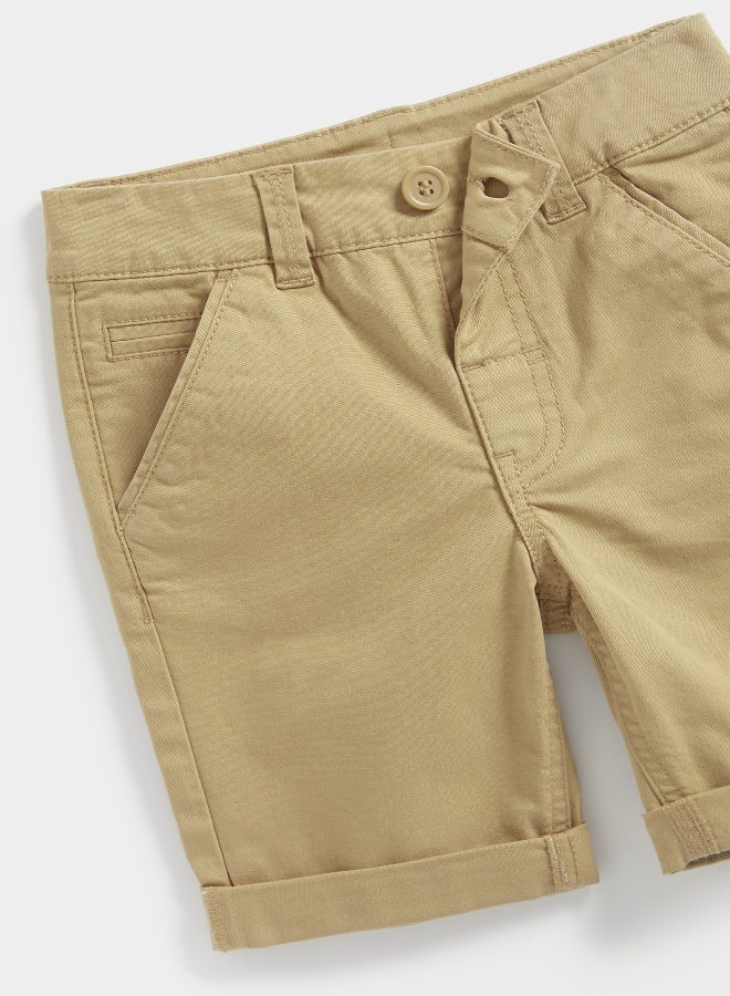 Tan Chino Shorts