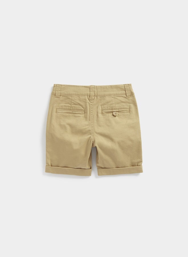 Tan Chino Shorts