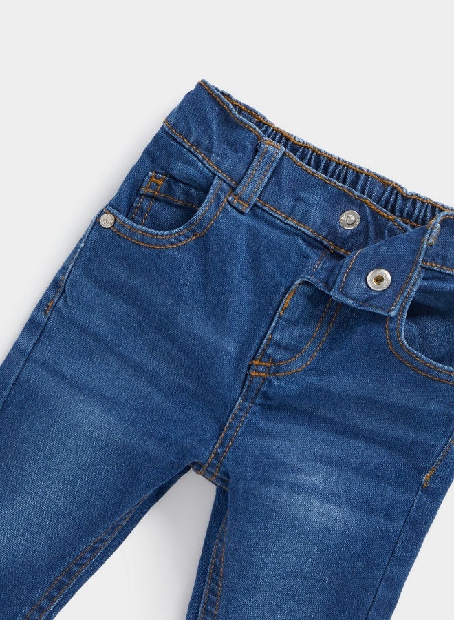 Mid Wash Denim Jeans