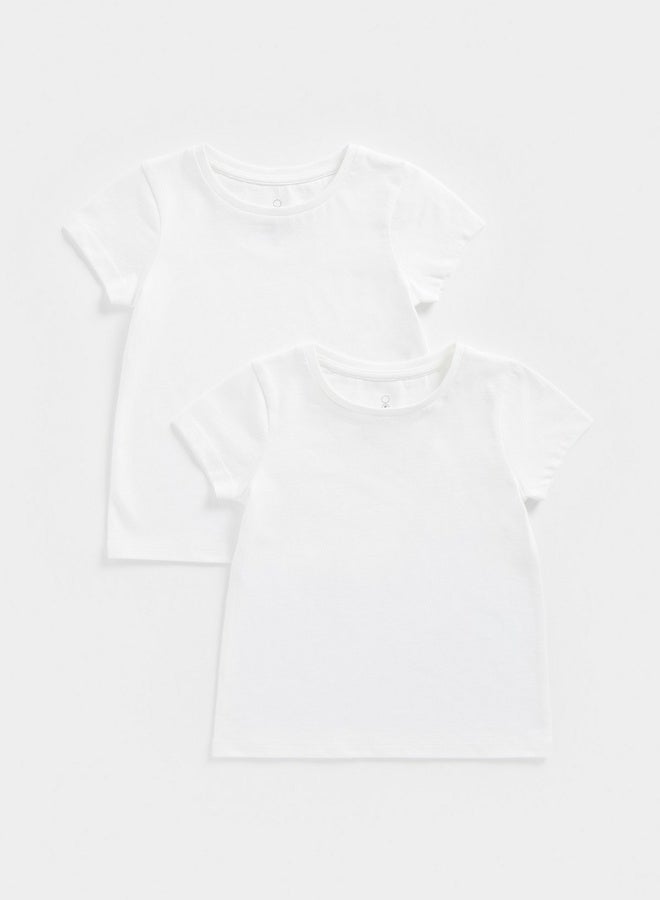 White T Shirts 2 Pack
