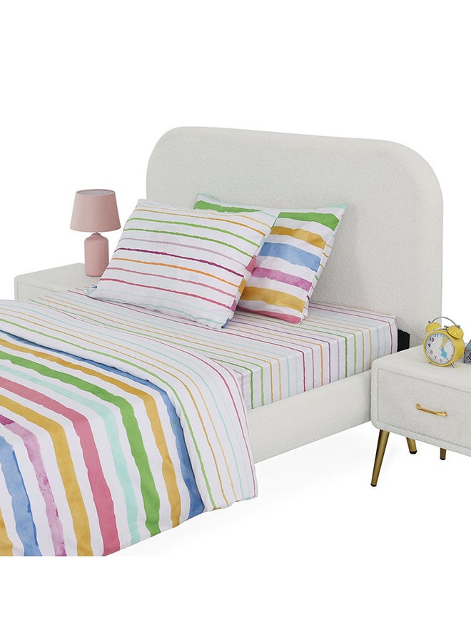 Dylan Queen-Sized Fitted Sheet Set, Multicolour - 150x200 cm