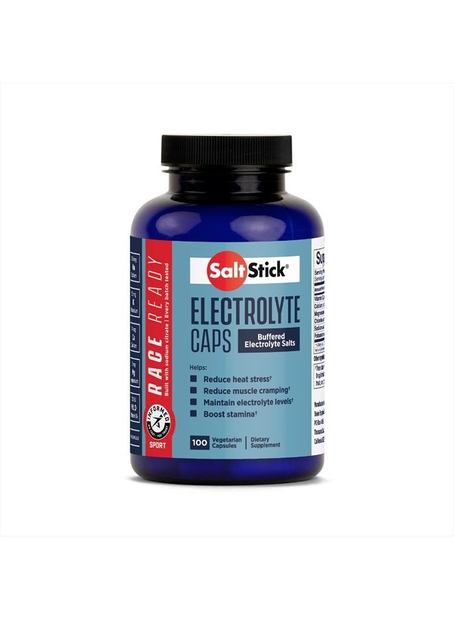 Race Ready Electrolyte Capsules | Informed Sport Certified Electrolytes | Salt Pills/Tablets for Running | Sports Nutrition Hydration, Helps Reduce Muscle Cramps | 100 Capsules