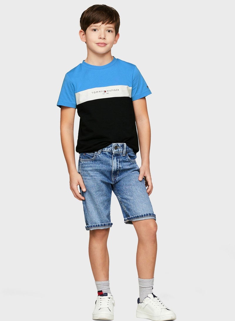 Kids Color Block T-Shirt