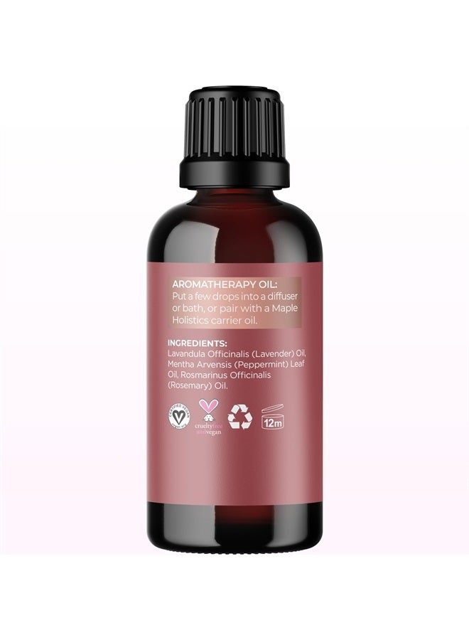 Clarify Headache Essential Oil Blend - Aromatherapy Blend Essential Oils for Diffusers for Home and Travel for Tension Headaches and Fogginess with Refreshing Peppermint Rosemary and Lavender Oils