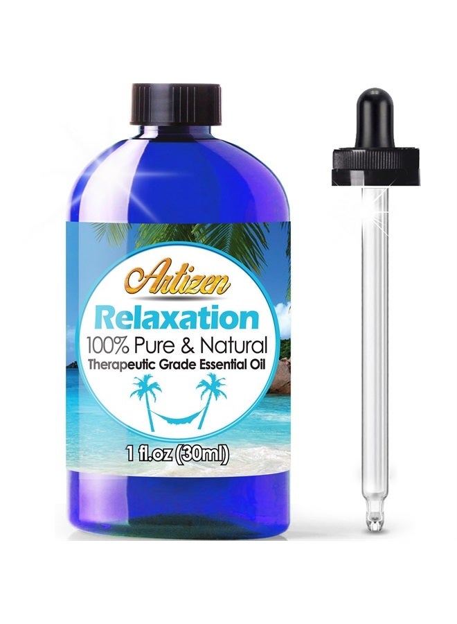 Relaxation Blend Essential Oil (100% Pure & Natural - Undiluted) Therapeutic Grade - Huge 1oz Bottle - Perfect for Aromatherapy, Relaxation, Skin Therapy & More!