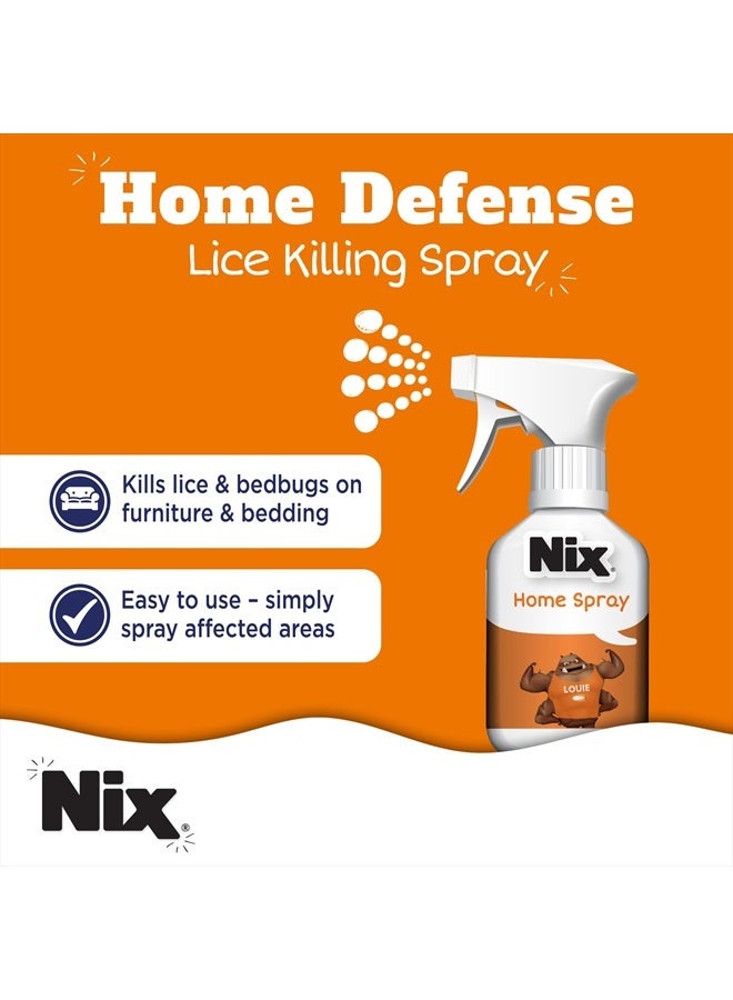 Lice Removal Kit - Lice Treatment Hair Solution and Comb, Home Defense Bedbug and Lice Killing Spray