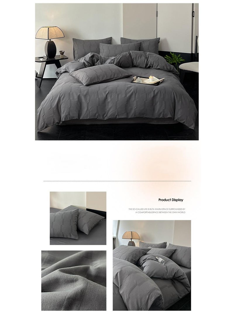 4-Piece Cotton Comfortable Set Bed Sheet Set Gift Birthday Gift Moving Gift