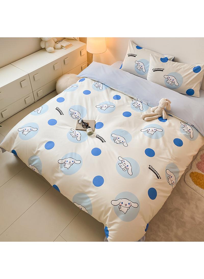 4-Piece Cinnamoroll Cotton Comfortable Set Fitted Sheet Set Children'S Day Gift Birthday Gift