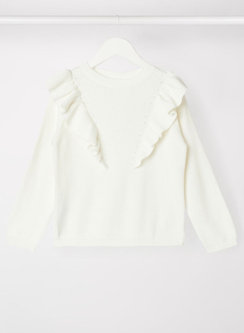 Kids Ruffled Sweater