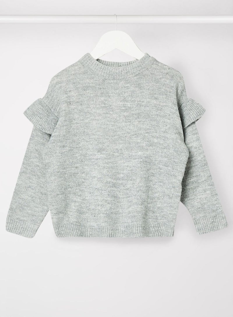 Infant Ruffle Detail Sweater