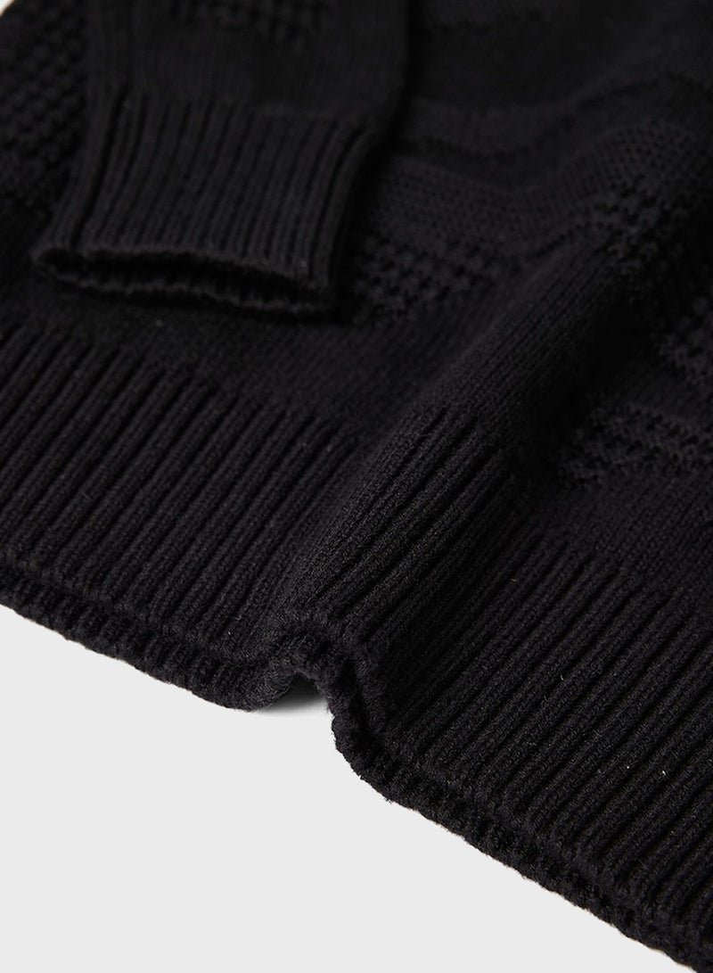 Kids Textured Sweater