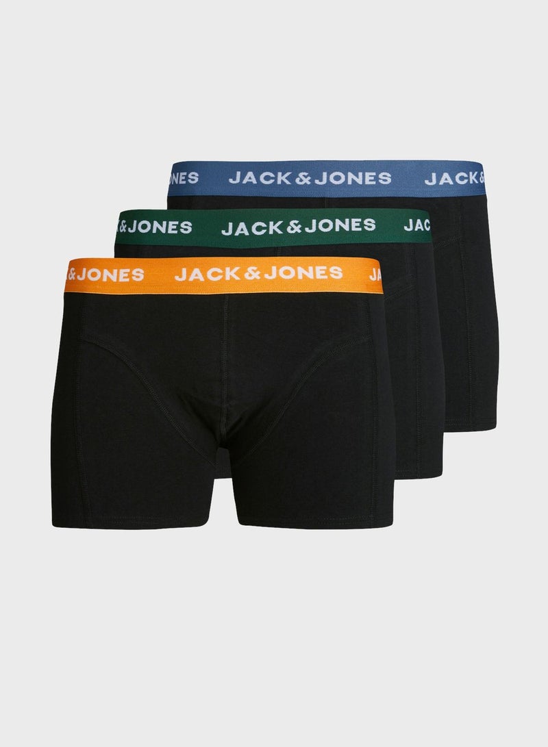 Youth 3 Pack Logo Band Trunks