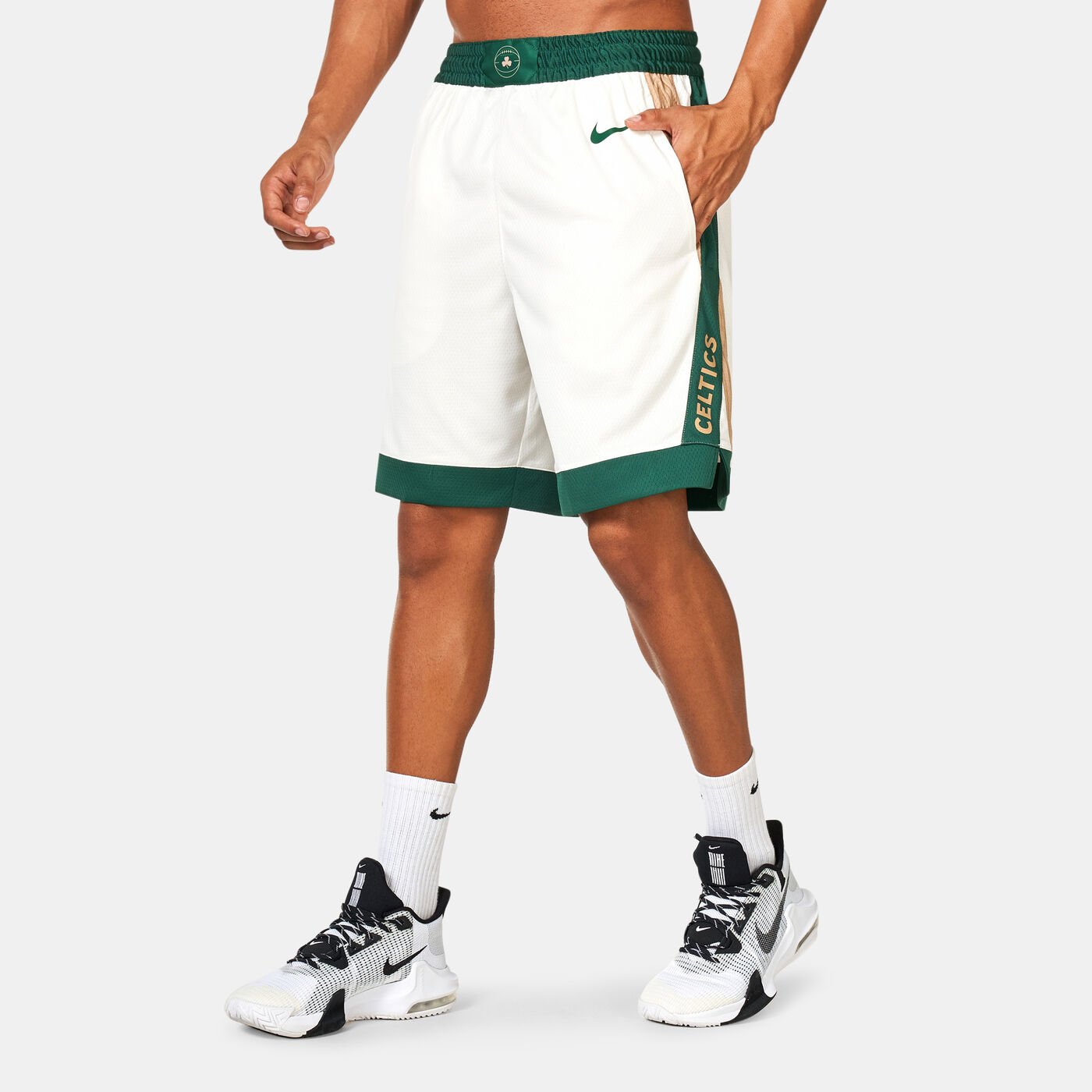 Men's NBA Boston Celtics City Edition Dri-FIT Swingman Basketball Shorts - 2023/24