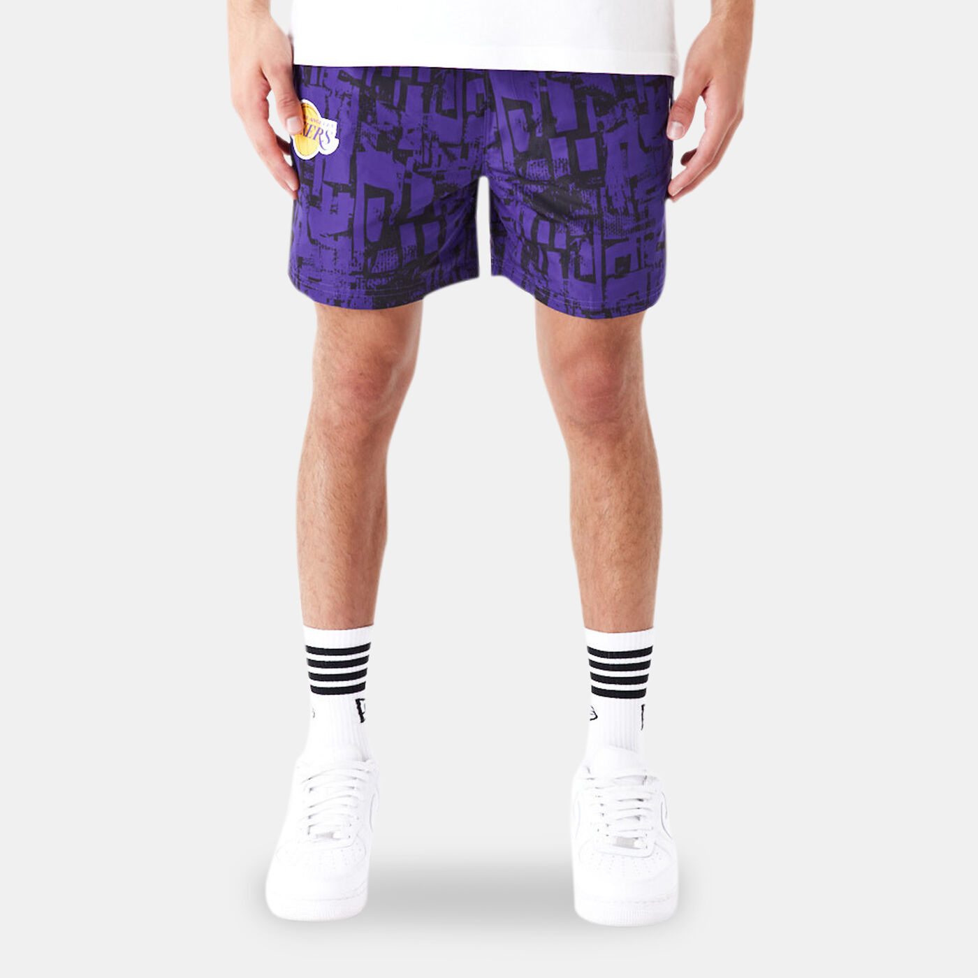 Men's NBA Los Angeles Lakers Allover Print Shorts