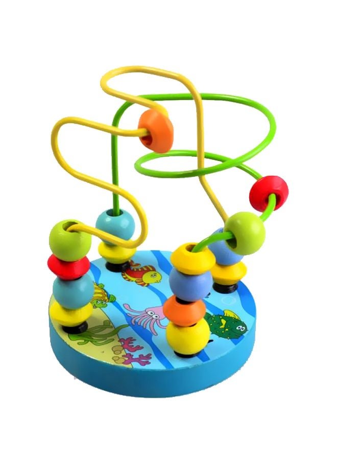 Wooden Bead Maze Roller Coaster Educational Toy