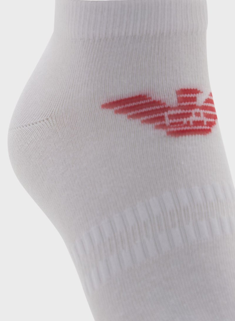 3 Pack Logo Ankle Socks