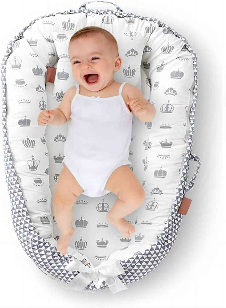 Oasisgalore Baby Lounger Nest Cover for 0-24 Months Newborn Infant Toddler Co-sleeping Washable Portable for Home Travel