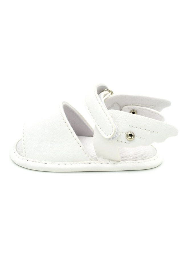 Sandals Wings Shape Baby Soft Rubber White