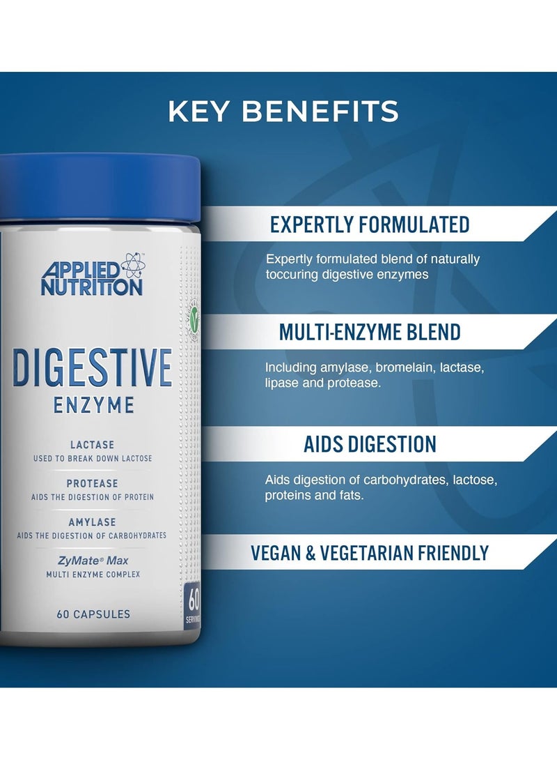 Applied nutrition digestive enzyme 60 capsules