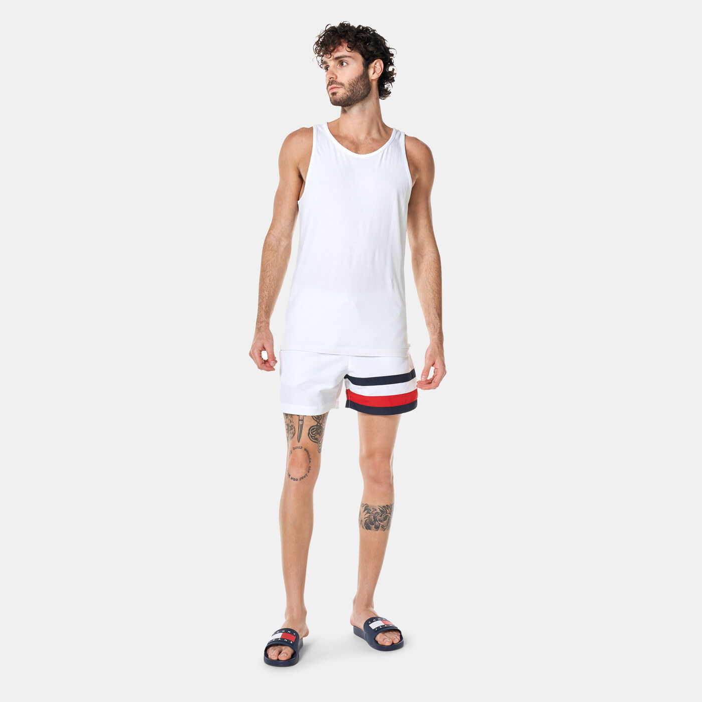 Men's Global Stripe Swimming Shorts