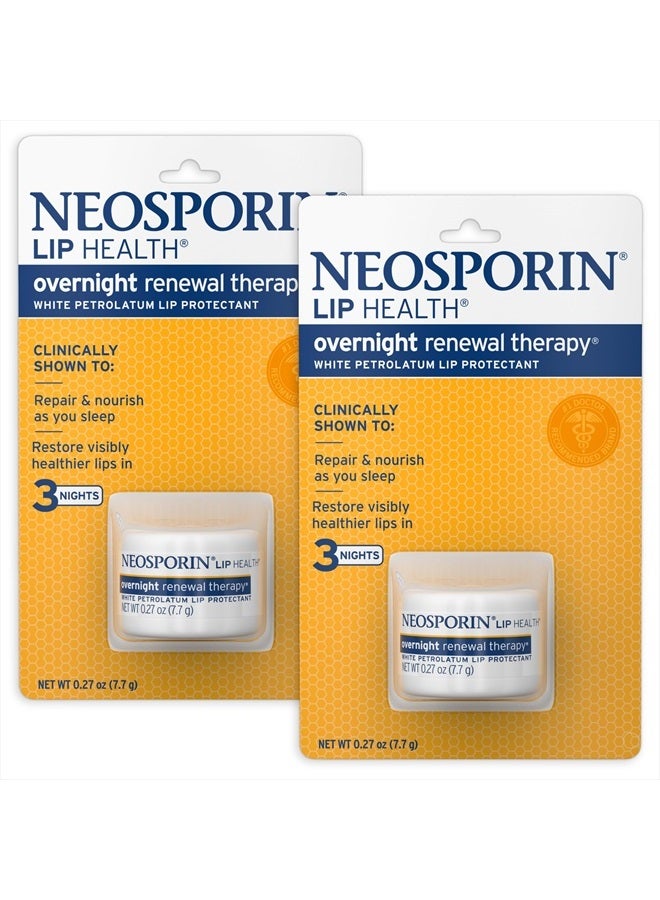 Lip Health Overnight Renewal Therapy, 0.27 Oz, Pack of 2
