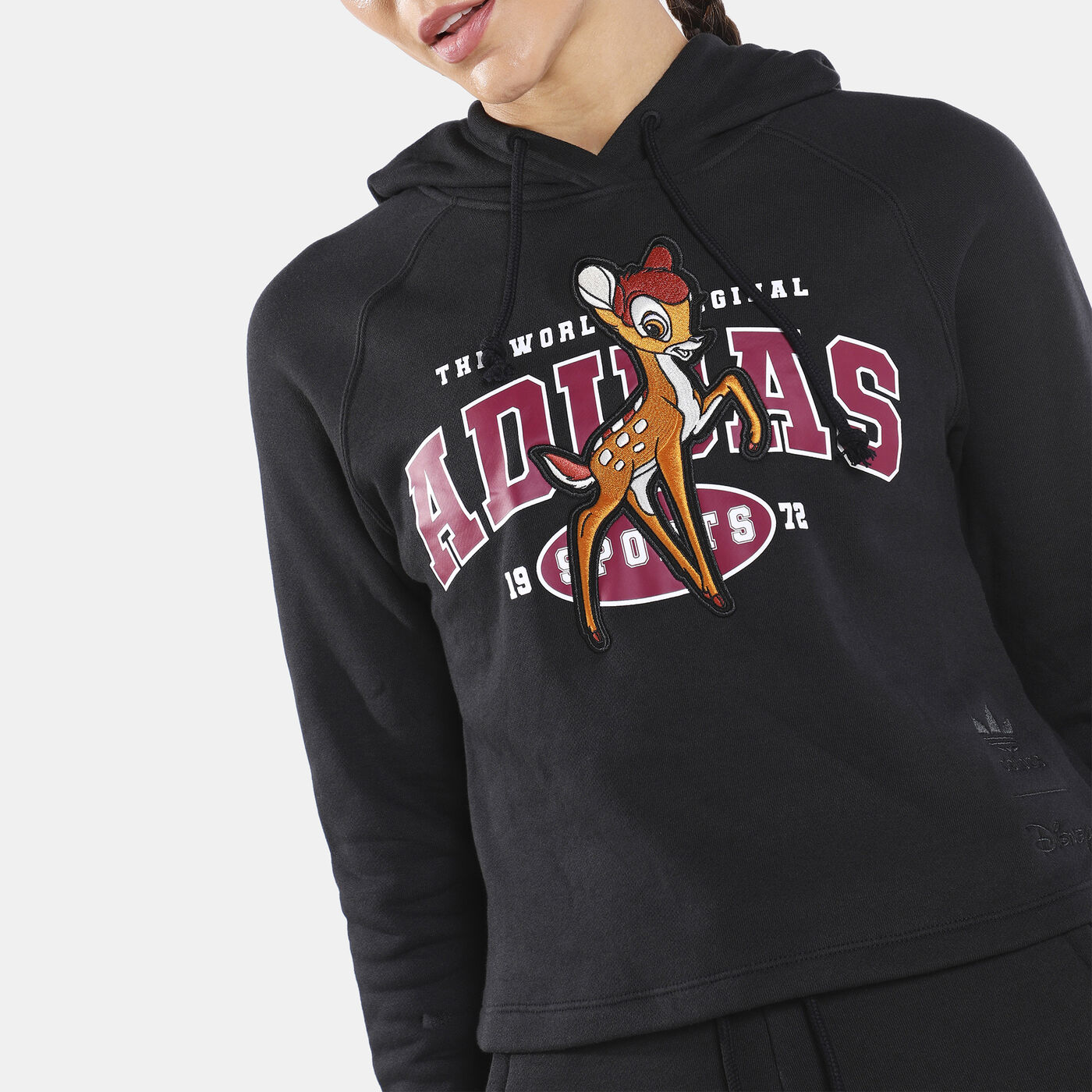 Women's Disney Bambi Graphic Crop Hoodie