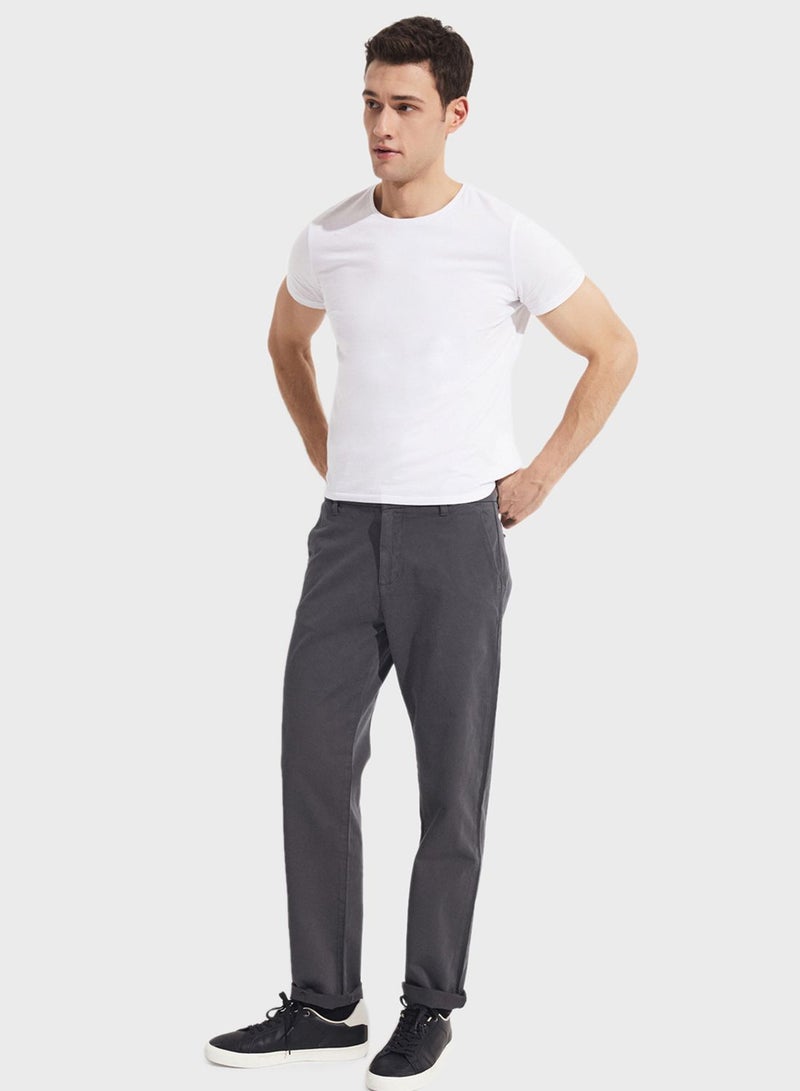 Essential Straight Fit Trousers